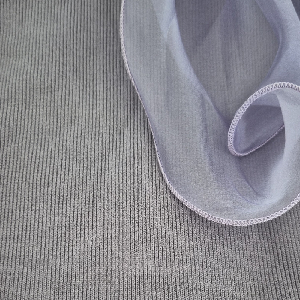 Chicwish Elegant Lavender Sweater with Bow Detail NWT - Picture 4 of 4